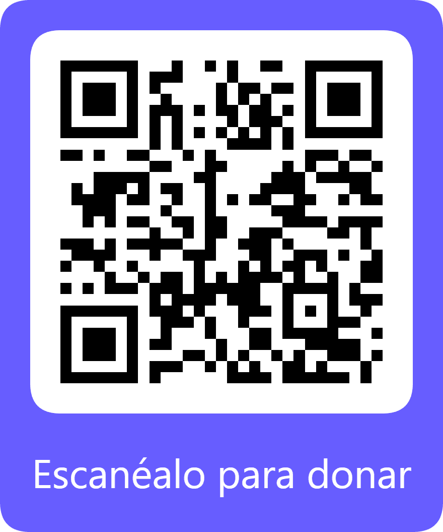 QR para donar a Caza Mexico